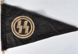 WWII SECOND WORLD WAR GERMAN THIRD REICH SS OFFICERS CAR PENNANT