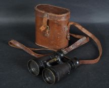 PAIR OF WWI FIRST WORLD WAR BRITISH ARMY BINOCULARS