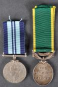 MEDALS - TERRITORIAL EFFICIENCY MEDAL & GEORGE VI INDIA MEDAL