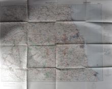 WWII SECOND WORLD WAR THIRD REICH GERMAN BOMBING MAP