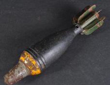 VINTAGE US UNITED STATES 50MM TRAINING MORTAR SHELL