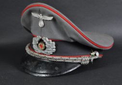 REPLICA SECOND WORLD WAR GERMAN THIRD REICH ARTILLERY OFFICER CAP
