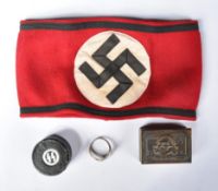 WWII SECOND WORLD WAR GERMAN SS OFFICER ITEMS