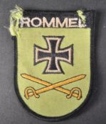 VINTAGE MID 20TH CENTURY GERMAN NAVY DESTROYER SHIP ROMMEL PATCH