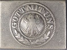 WEIMER REPUBLIC INTERWAR ' GOTT MIT UNS ' BELT BUCKLE
