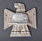 PRE WWII SECOND WORLD WAT GERMAN THIRD REICH R.S.F.I BADGE