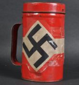 WWII SECOND WORLD WAR GERMAN HITLER YOUTH COLLECTION TIN