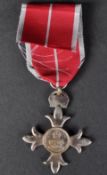 WWII SECOND WORLD WAR ERA BRITISH OBE MILITARY MEDAL
