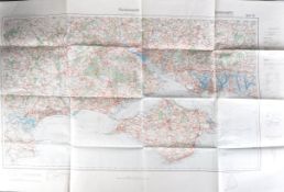 WWII SECOND WORLD WAR THIRD REICH GERMAN BOMBING MAP