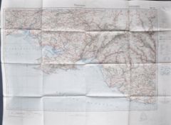 WWII SECOND WORLD WAR THIRD REICH GERMAN BOMBING MAP