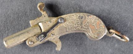 19TH CENTURY FLINT LOCK PISTOL SWEETHEART CHARM