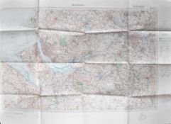 WWII SECOND WORLD WAR THIRD REICH GERMAN BOMBING MAP