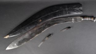 LARGE NEPALESE SACRAFICIAL KUKRI KNIFE