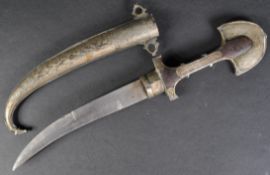 EARLY 20TH CENTURY MOROCCAN JAMBIYA DAGGER