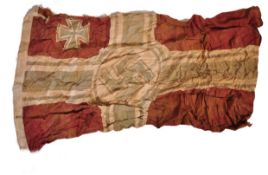 WWII SECOND WORLD WAR GERMAN THIRD REICH BATTLE FLAG
