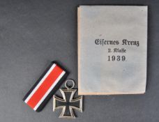 WWII SECOND WORLD WAR GERMAN THIRD REICH IRON CROSS 2ND CLASS MEDAL