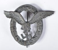 WWII SECOND WORLD WAR GERMAN LUFTWAFFE PILOT BADGE