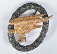 WWII GERMAN LUFTWAFFE PARATROOPER BADGE