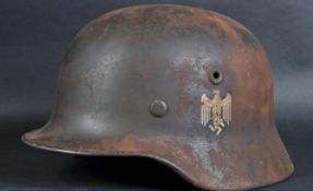 WWII SECOND WORLD WAR GERMAN THIRD REICH M40 COMBAT HELMET