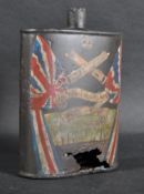 WWI FIRST WORLD WAR BRITISH SOLDIERS WATER BOTTLE WITH ARTWORK