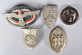COLLECTION OF ASSORTED WWII GERMAN THIRD REICH BADGES