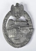 WWII SECOND WORLD WAR GERMAN THIRD REICH PANZER BADGE