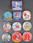 COLLECTION OF VIETNAM WAR ERA SNOOPY PATCHES