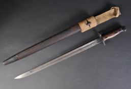 WWI FIRST WORLD WAR 1907 PATTERN LEE ENFIELD RIFLE BAYONET