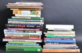 LARGE COLLECTION OF ASSORTED STEAM RAILWAY BOOKS