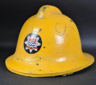 VINTAGE CROMWELL MADE LONDON FIRE BRIGADE FIRE FIGHTING HELMET