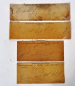 A COLLECTION OF MID 20TH CENTURY RAILWAY PRINTED GRADIENT CHARTS