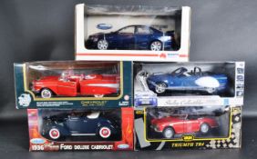 COLLECTION OF ASSORTED 1/18 SCALE DIECAST MODEL CARS
