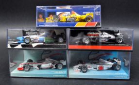 COLLECTION OF MINICHAMPS FORMULA ONE DIECAST MODEL CARS