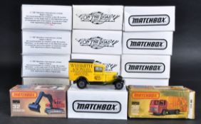 COLLECTION OF VINTAGE MATCHBOX MODEL A FORD DIECAST VANS