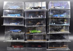 COLLECTION OF EAGLE MOSS DC COMICS DIECAST BATMOBILES