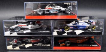 COLLECTION OF MINICHAMPS FORMULA ONE DIECAST MODEL CARS