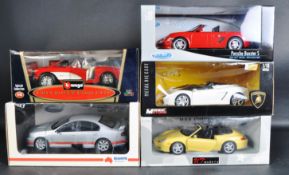 COLLECTION OF ASSORTED 1/18 SCALE DIECAST MODEL CARS