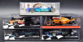 COLLECTION OF MINICHAMPS FORMULA ONE DIECAST MODEL CARS