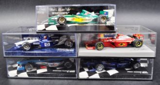 COLLECTION OF MINICHAMPS FORMULA ONE DIECAST MODEL CARS