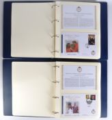 STAMPS & COVERS - THE ROYAL WEDDING - TWO-ALBUM COLLECTION