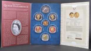 COINS - GIBRALTAR MINT - QUEEN ELIZABETH II - PRESENTATION PROOF SET