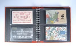 STAMPS - ALBUM OF PRESTIGE STAMP BOOKS / BOOKLETS - UNUSED DECIMAL