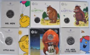 COINS - ANIMATION RELATED - COLLECTION OF 50P COINS