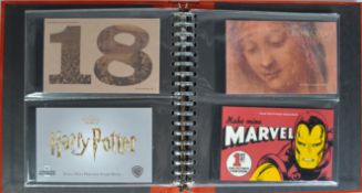 STAMPS - ALBUM OF PRESTIGE STAMP BOOKS / BOOKLETS - UNUSED DECIMAL