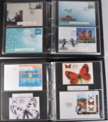 STAMPS - FIRST DAY COVERS - TWO ALBUMS OF KYRGYZSTAN FDCS