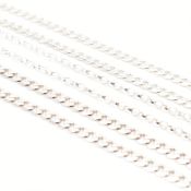 THREE 925 SILVER CHAIN NECKLACES