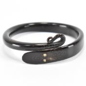 VICTORIAN ANTIQUE CARVED HORN BANGLE