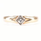 VINTAGE GOLD & DIAMOND RING