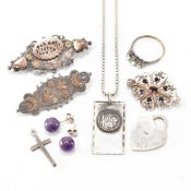 GROUP OF ASSORTED SILVER ITEMS