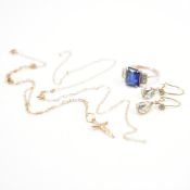 COLLECTION OF 9CT GOLD JEWELLERY & FRAGMENTS
